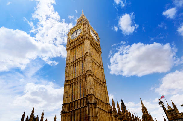 istock Big Ben London Clock tower in UK Thames 641727952