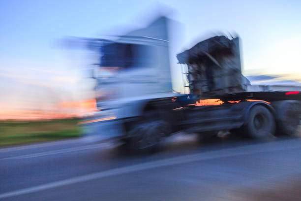 istock Truck on Highway 641732326