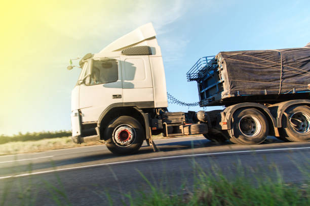 istock Truck on Highway 641732376