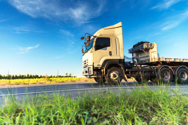 istock Truck on Highway 641732446