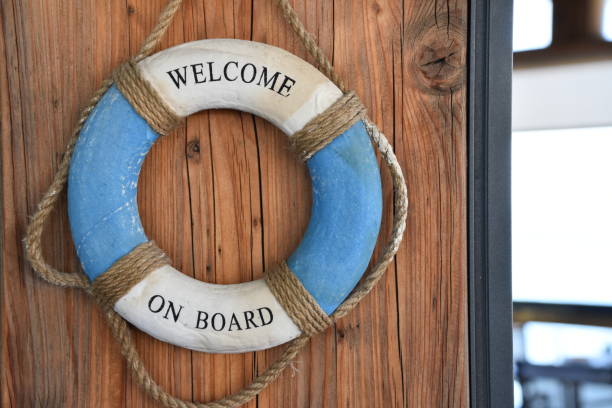 istock Welcome Sign on Life Saver 641740432