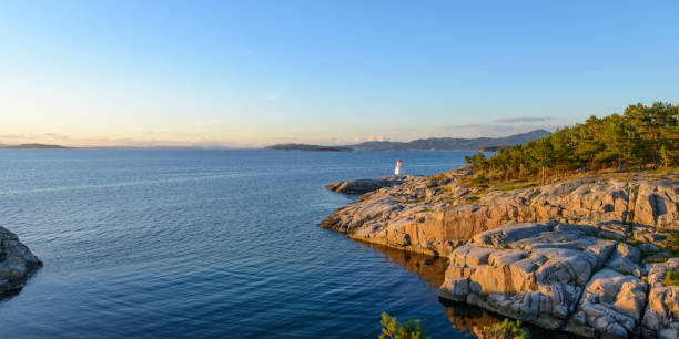 istock Navigation beacon on Tingholmen in Norway during sunset 641744146