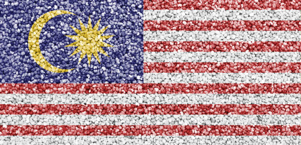 istock Textured flag of Malaysia nice colors 641753052