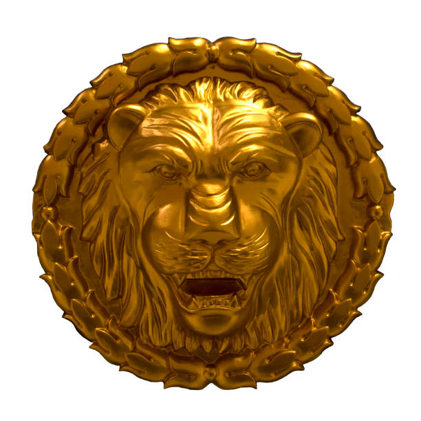 istock door lion head decoration 641753742
