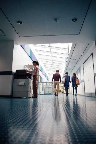 istock Students and Teachers In The Corridor 641755084