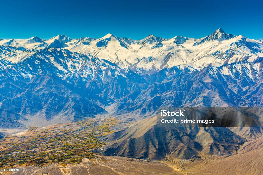 Leh Ladakh 인도 있는 자연 및 풍경 보기의 파노라마 가을에 대한 스톡 사진 및 기타 이미지 - 가을, 경관, 눈-냉동 ...