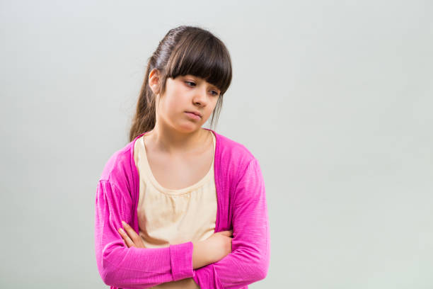 istock Sad little girl 641764464