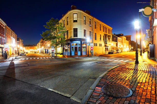 istock Downtown Portsmouth, New Hampshire 641765594