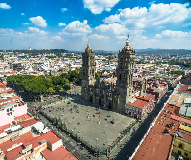 istock Cathedral of Puebla 641767600