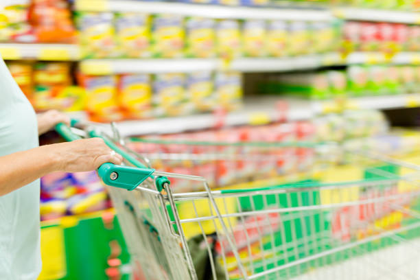 istock Shopping in the supermarket 641769570