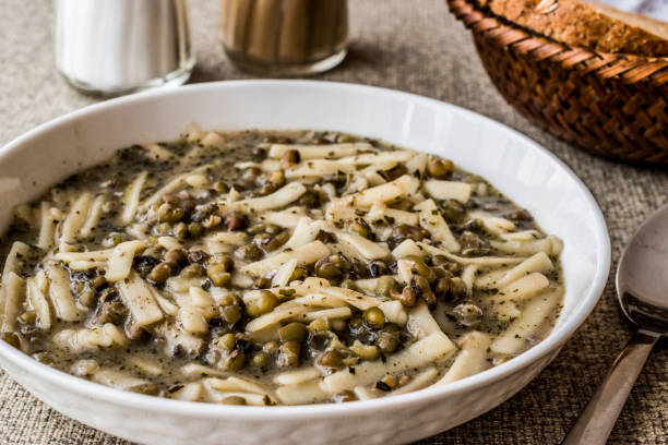 istock Turkish Mas Fasulyesi Corbasi / Mung Bean Soup. 641771004