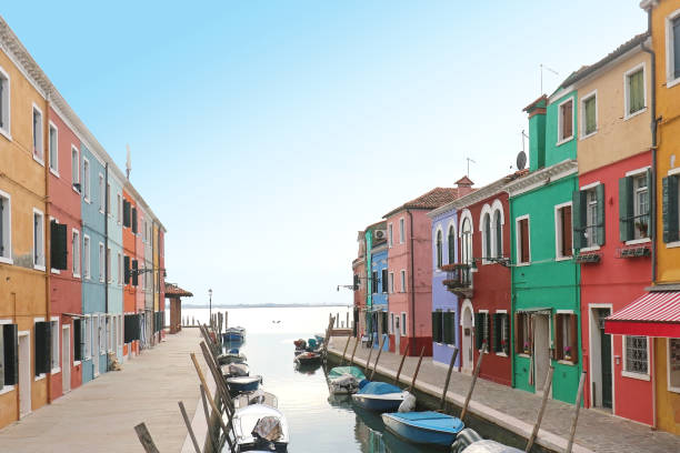 istock Colorful Burano canal street 641771536