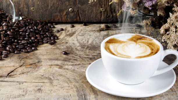 istock Cappuccino coffee and latte art 641775306