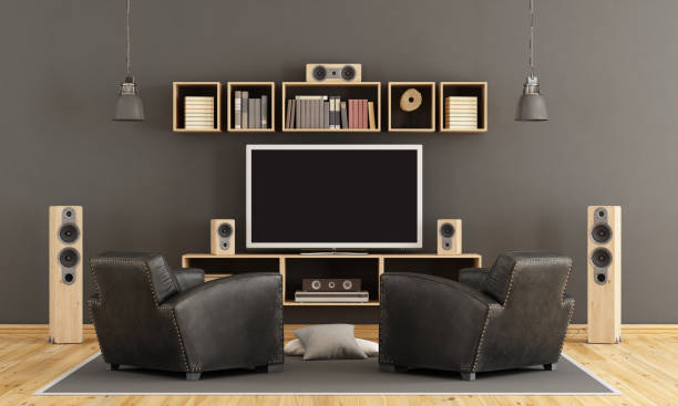 istock Home cinema in classic style 641778538