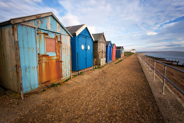 istock Milford-On-Sea Beach Huts 641779670