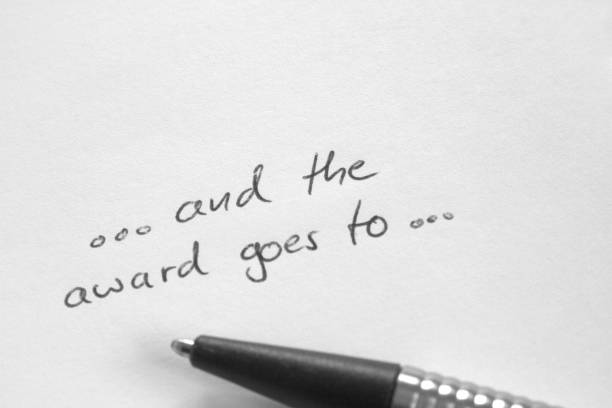 istock Handwritten ...and the award goes to 641783656