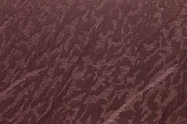 istock chocolate brown Fabric blind curtain texture background 641784058