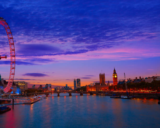istock London sunset skyline Bigben and Thames 641785124