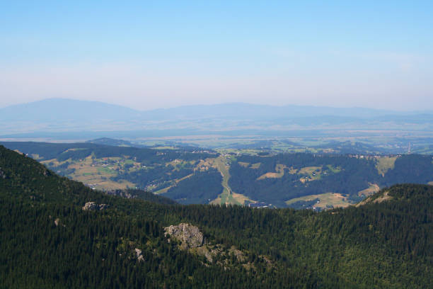 istock Landscape village in the mountains 641790196
