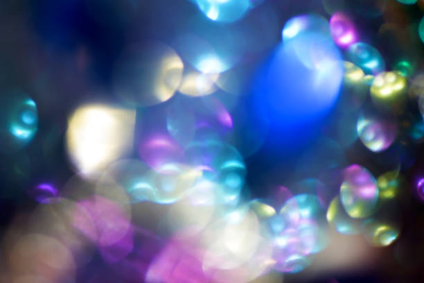 istock Vintage Magic background with colorful bokeh. 641790622