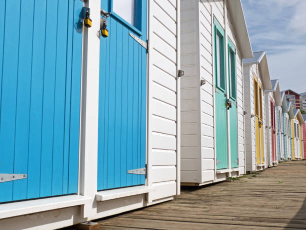 istock West country beach huts in winter susnshine 641791046