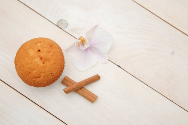 Vegan homemade cupcake in the kitchen