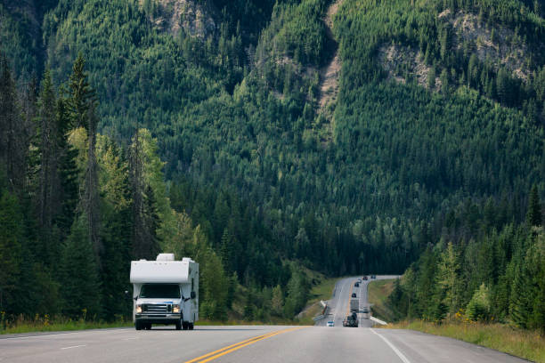 istock RV on the highway in British Columbia, Canada 641802594