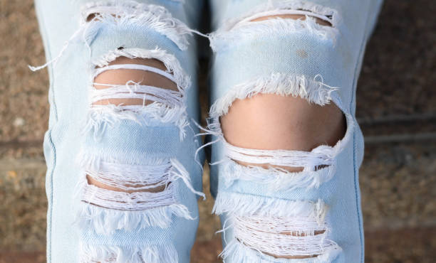 istock fashion women's legs Jeans deficiencies 641806918