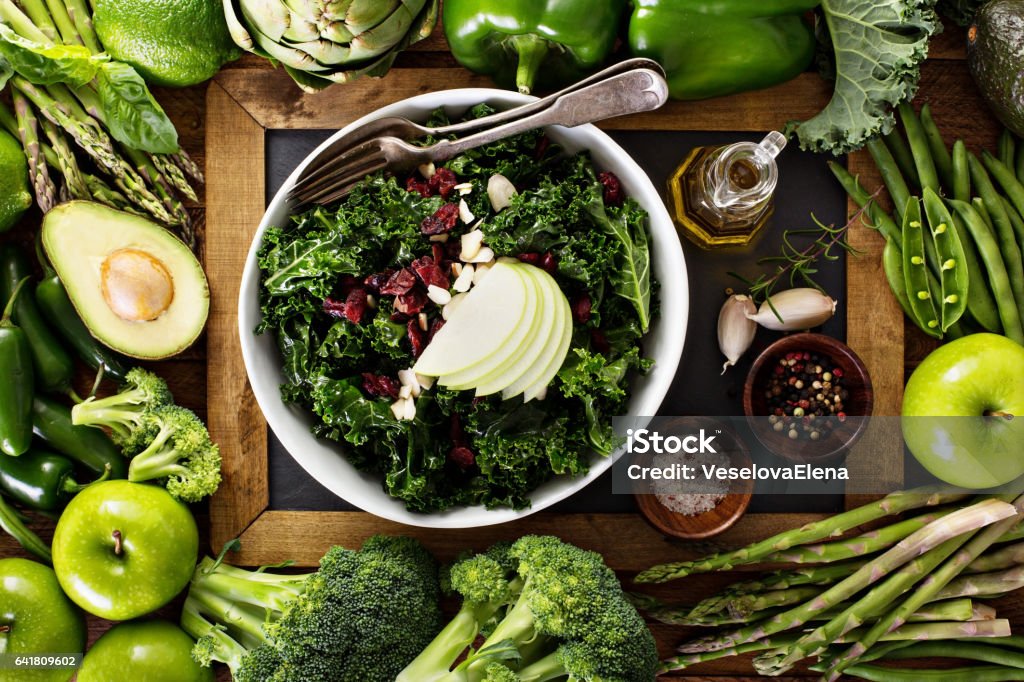 Salada de couve - Foto de stock de Salada royalty-free