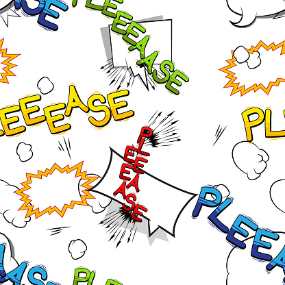 Please Seamless Pattern Stock Illustration - Download Image Now ...