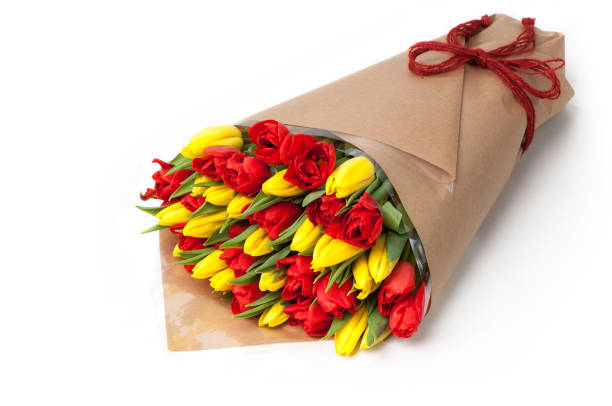 istock a bouquet of flowers on a white background 641826356