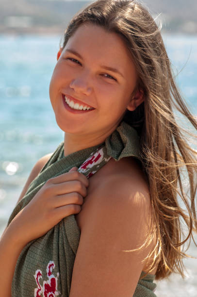 istock Long haired teenage girl 641829112