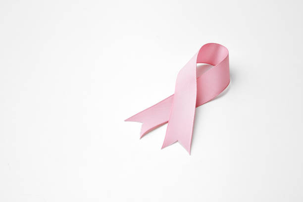 istock Pink breast cancer ribbon 641829256