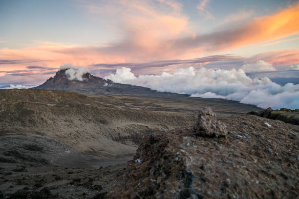 istock Mawenzi Peak - second highest volcanic cones of Mount Kilimanjaro 641833148