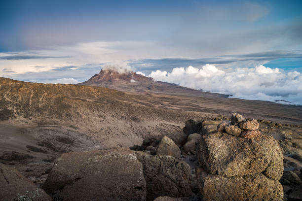 istock Mawenzi Peak - second highest volcanic cones of Mount Kilimanjaro 641833182