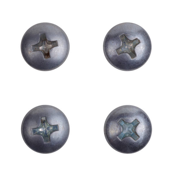 istock Four heads of screws 641846138