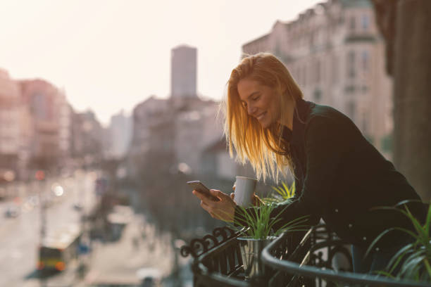 istock Single woman on hotel balcony 641846650