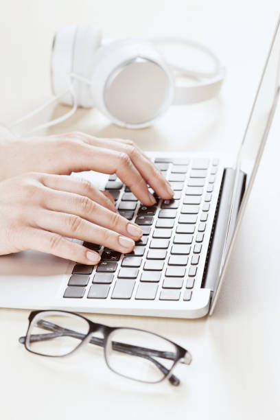 istock Woman working on laptop 641846956