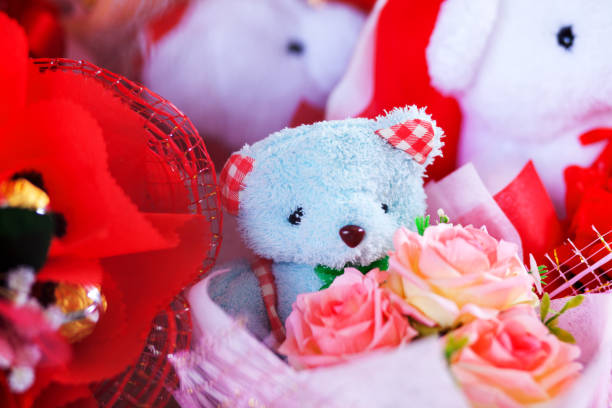 istock Valentine's Day teddy and roses 641847446