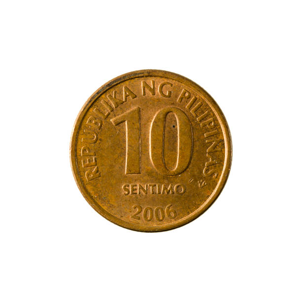 istock 10 philippine sentimo coin (2006) obverse isolated on white background 641848276