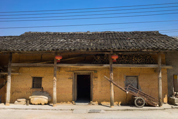 istock Vietnamese Hmong ethnic minority old house in mountain 641848412
