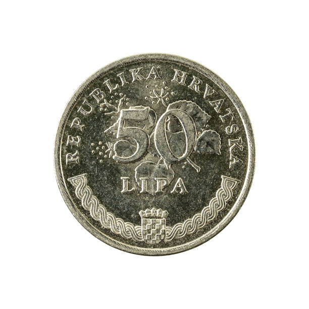 istock 50 croatian lipa coin (2011) obverse isolated on white background 641849126