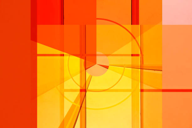 Conceptual background in warm colors for works on architectural engineering and technologies.