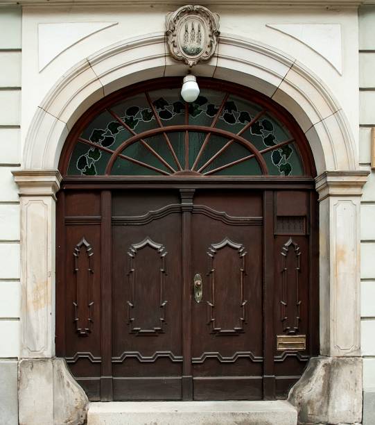 istock Old wooden doors 641855876