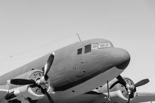 istock closeup part plane of monochrome tone 641861542