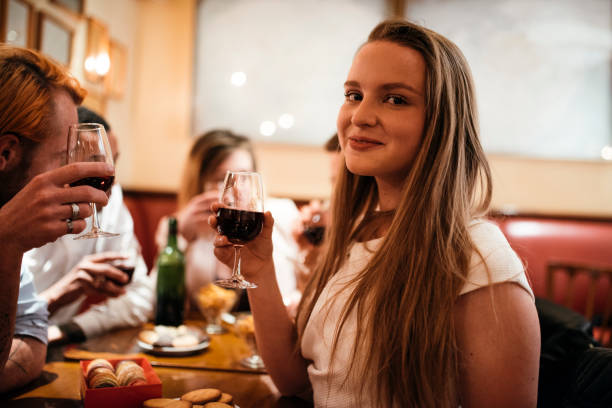 istock Enjoying night out with her friends 641861688