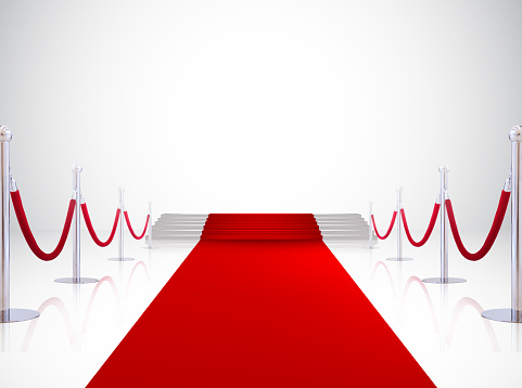 red carpet entrance, event background