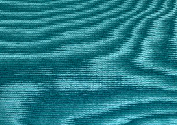 Fabric Texture, Close Up of Teal Cotton Pattern Background with Copy Space for Text Decoration.