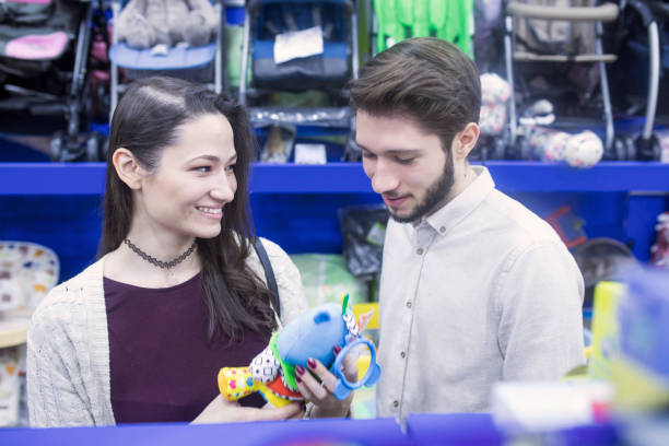istock Young couple shopping 641874498