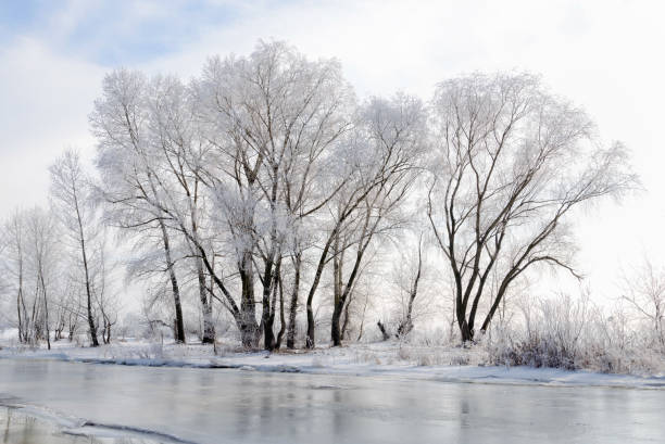 istock Frozen Water, Snow and Ice on the Dnieper River 641877210